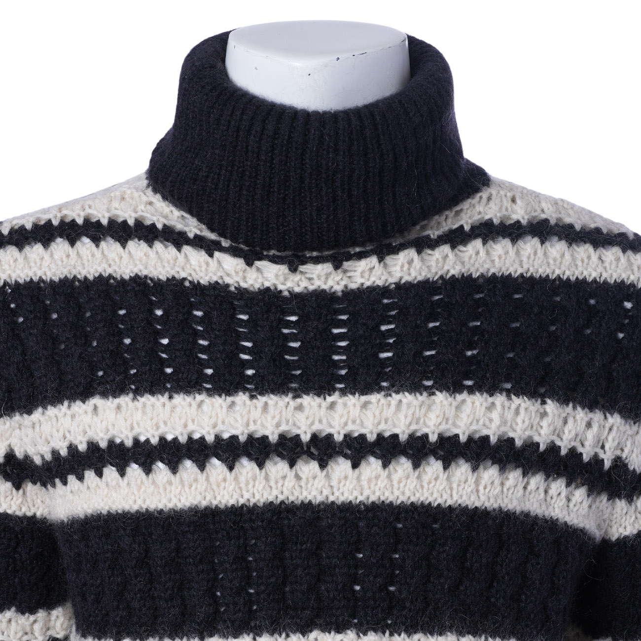 Yves Saint Laurent(USED)생로랑 오버사이즈 세미 청키 프론트 컬렉션 터틀넥